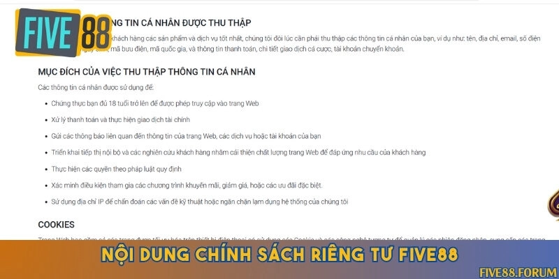Quy định mới nhất trong chính sách riêng tư